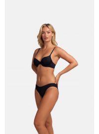 Γυναικείο Σουτιέν MACIE Dorina - Κόκκινο δαντέλα & Μαύρο - 1+1 ΔΩΡΟ - Cup C D - Polyamide - Regular Fit