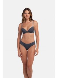 Γυναικείο Σουτιέν Push Up Dorina - Γαλάζιο δαντέλα & Γκρι - 1+1 ΔΩΡΟ - Cup B - Polyester - Regular Fit