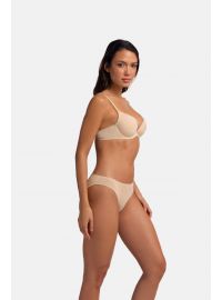 Γυναικείο Σουτιέν Push Up Dorina - Κόκκινο δαντέλα & Μπεζ - 1+1 ΔΩΡΟ - Cup B - Polyester - Regular Fit