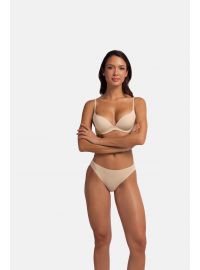 Γυναικείο Σουτιέν Push Up Dorina - Κόκκινο δαντέλα & Μπεζ - 1+1 ΔΩΡΟ - Cup B - Polyester - Regular Fit