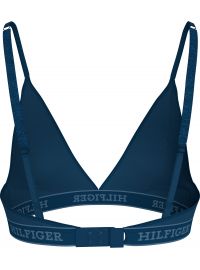 Γυναικείο σουτιέν τριγωνάκι Tommy Hilfiger - Deep Indigo - Logo - Cotton - Regular Fit