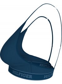 Γυναικείο σουτιέν τριγωνάκι Tommy Hilfiger - Deep Indigo - Logo - Cotton - Regular Fit