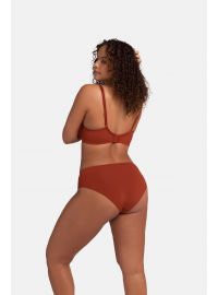 Σουτιέν 3/4 Dorina LORENA - Μαύρο & Κοραλί - 1+1 ΔΩΡΟ - Cup E D - Polyamide - Regular Fit