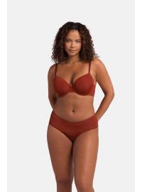 Σουτιέν 3/4 Dorina LORENA - Μαύρο & Κοραλί - 1+1 ΔΩΡΟ - Cup E D - Polyamide - Regular Fit