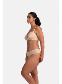 Σουτιέν Dorina ALMA - Μαύρο -  Μπεζ - Χωρίς Ενίσχυση - 1+1 ΔΩΡΟ - Polyamide - Regular Fit - Cup E - F