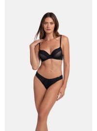 Σουτιέν Dorina BRINLEY - Μαύρο Push Up - Δαντέλα - Cup B - Polyamide - Regular Fit