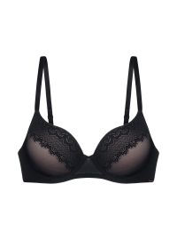 Σουτιέν Dorina BRINLEY - Μαύρο Push Up - Δαντέλα - Cup B - Polyamide - Regular Fit