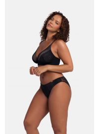 Σουτιέν Dorina BRINLEY - Μαύρο SOFT BRA - Δαντέλα - Cup C D - Αμπάνελο - Polyamide - Regular Fit