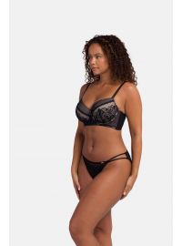 Σουτιέν Dorina SKYLAR - Μαύρο Push Up - Δαντέλα - Cup D - Polyamide - Regular Fit