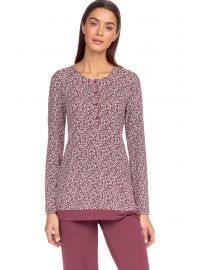 Γυναικεία Πυτζάμα Vamp - Κόκκινη - Floral