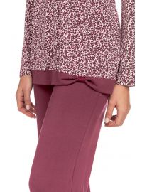 Γυναικεία Πυτζάμα Vamp - Κόκκινη - Floral