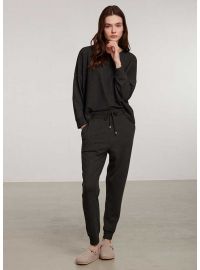Γυναικεία πυτζάμα Penye Mood  - Μαύρη