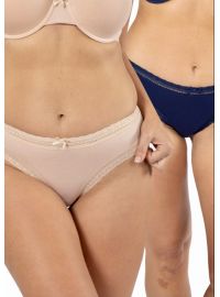 Γυναικείο Hipster Slip Dorina Lila - Cotton - Set 2 Pack