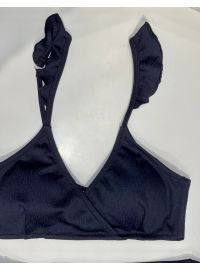 Lida Μαγιό τρίγωνο με Βολάν - Σετ μπικίνι - Μαύρο - Κανονικό