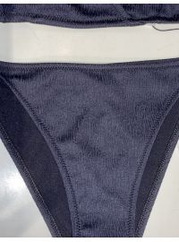 Lida Μαγιό τρίγωνο με Βολάν - Σετ μπικίνι - Μαύρο - Κανονικό