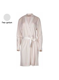 Γυναικεία Ρόμπα Pink Label - Γκρι - Μακρύ Μανίκι