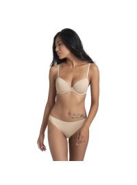 Γυναικείο Slip Dorina Glow - Κανονικό - Μαύρο & Μπεζ - 2 Pack