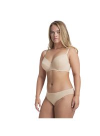 Γυναικείο Slip Dorina Glow - Κανονικό - Μαύρο & Μπεζ - 2 Pack