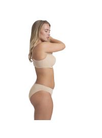 Γυναικείο Slip Dorina Glow - Κανονικό - Μαύρο & Μπεζ - 2 Pack