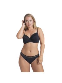 Γυναικείο Slip Dorina Glow - Κανονικό - Μαύρο & Μπεζ - 2 Pack