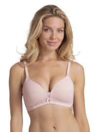 Σουτιέν Dorina Juno - Ροζ - Πουά με δαντέλα - Cup C D