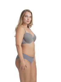 Γυναικείο Hipster Slip Dorina Lila - Γκρι - Cotton