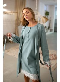 Γυναικεία Ρόμπα Happy Family - Σάπιο Μήλο - Μακρύ Μανίκι