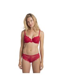 Γυναικείο Hipster Slip Dorina Ward - Κόκκινο - Δαντέλα