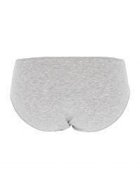 Γυναικείο Slip Midi Κανονικό Cotonella - Γκρι/Σιέλ/Ροζ - Οικολογικό βαμβάκι - 3 Τεμάχια