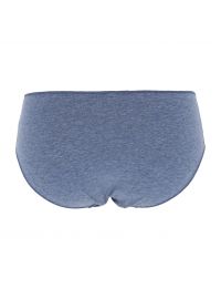 Γυναικείο Slip Midi Κανονικό Cotonella - Γκρι/Σιέλ/Ροζ - Οικολογικό βαμβάκι - 3 Τεμάχια