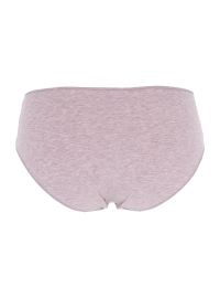 Γυναικείο Slip Midi Κανονικό Cotonella - Γκρι/Σιέλ/Ροζ - Οικολογικό βαμβάκι - 3 Τεμάχια