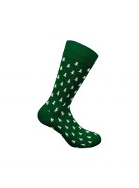 Walk Ανδρική κάλτσα - Bamboo - Christmas Gift Box 2 Ζεύγη - Κόκκινο/Πράσινο - One Size 41-45