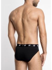 Ανδρικό slip CR7- Μαύρο - Βαμβακερό - 3 Pack