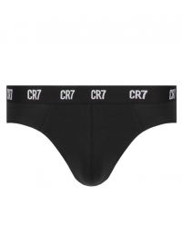 Ανδρικό slip CR7- Μαύρο - Βαμβακερό - 3 Pack