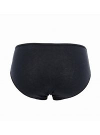 Γυναικείο midi slip Cotonella - Ψηλόμεσο - Οικολογικό βαμβάκι - 2 pack - Μαύρα