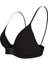 Γυναικείο Σουτιέν Τριγωνάκι Calvin Klein - Χωρίς Ενίσχυση - Logo μπροστά - Cotton - Regular Fit