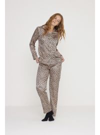 Γυναικεία πυτζάμα Noidinotte - Σατέν Σεμιζιέ - Animal Print - Regular Fit - Polyester