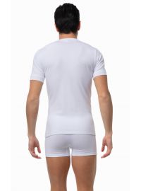 Ανδρικό φανελάκι Minerva Sporties - Λευκό - Κοντομάνικο - 2 Pack - Regular Fit - Cotton