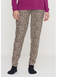 Γυναικεία πυτζάμα Noidinotte - Φούξια - Animal Print παντελόνι - Regular Fit - Cotton