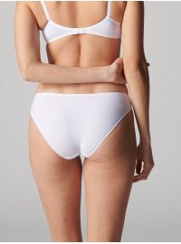 Γυναικείο slip Simone Pérèle - Λευκό - Λεπτομέρεια δαντέλας - Polyamide - Regular Fit