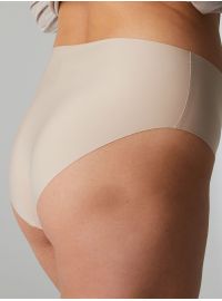 Γυναικείο slip Simone Pérèle - Ψηλόμεσο Brief - Μπεζ laser-cut - Χωρίς ραφές - Polyamide - Regular Fit