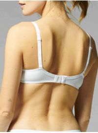 Γυναικείο σουτιέν Simone Pérèle - Λευκό - Χωρίς ενίσχυση - V Cut - Cup D E F - Polyamide - Regular Fit