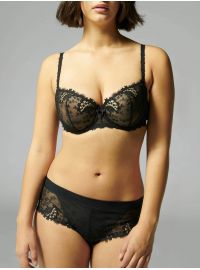 Γυναικείο σουτιέν Simone Pérèle - Μαύρο - Χωρίς ενίσχυση - Half Cup C D E - Polyester - Regular Fit