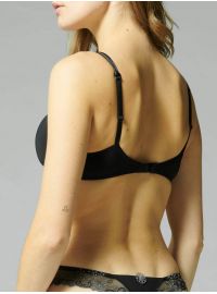 Γυναικείο σουτιέν Simone Pérèle - Μαύρο - Μεγάλο στήθος - Half Cup C D E F - Polyester - Regular Fit