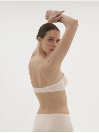 Γυναικείο Strapless σουτιέν Simone Pérèle - Απαλό ροζ - Μεγάλο στήθος - Cup C D E F - Polyester - Regular Fit