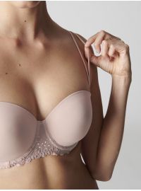 Γυναικείο Strapless σουτιέν Simone Pérèle - Απαλό ροζ - Μεγάλο στήθος - Cup C D E F - Polyester - Regular Fit