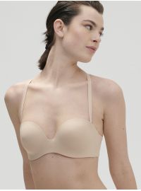 Γυναικείο Strapless σουτιέν Simone Pérèle - Μπεζ - Χωρίς ραφές - Cup C D E F - Polyurethane - Regular Fit