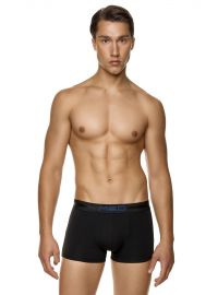 MED Ανδρικό boxer - Μαύρο -  Fashion λάστιχο με Logo - MULTIPACK x3- Regular Fit - Modal