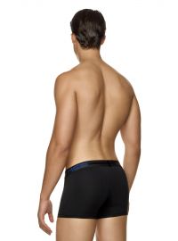 MED Ανδρικό boxer - Μαύρο -  Fashion λάστιχο με Logo - MULTIPACK x3- Regular Fit - Modal