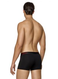 MED Ανδρικό boxer - Μαύρο -  Fashion λάστιχο με Logo - MULTIPACK x3- Regular Fit - Modal